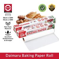 Gambar Daimaru Baking Paper Roll 30cm & 45cm x 10M Kertas Roti Anti Lengket Food Grade Multifungsi untuk Dapur dan Kitchenware - 30cm x 10m dari Daimaru Kota Tangerang 1 Tokopedia