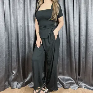 Setelan Squareneck Oval Celana panjang 8810