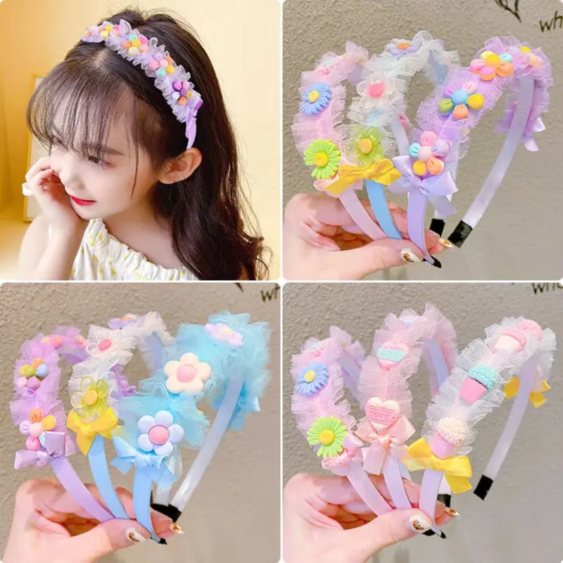 Bando Anak Korea Motif Desain Karakter Lucu Hairband 0