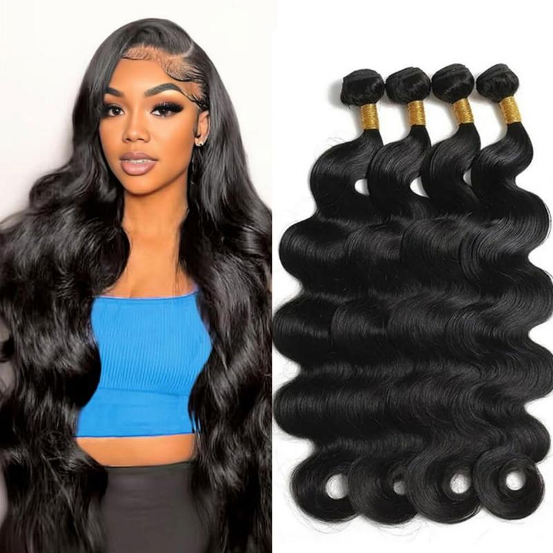1 4 5 Bundles Human HAIR Straight/Body Wave Human Hair Bundles - TikTok ...