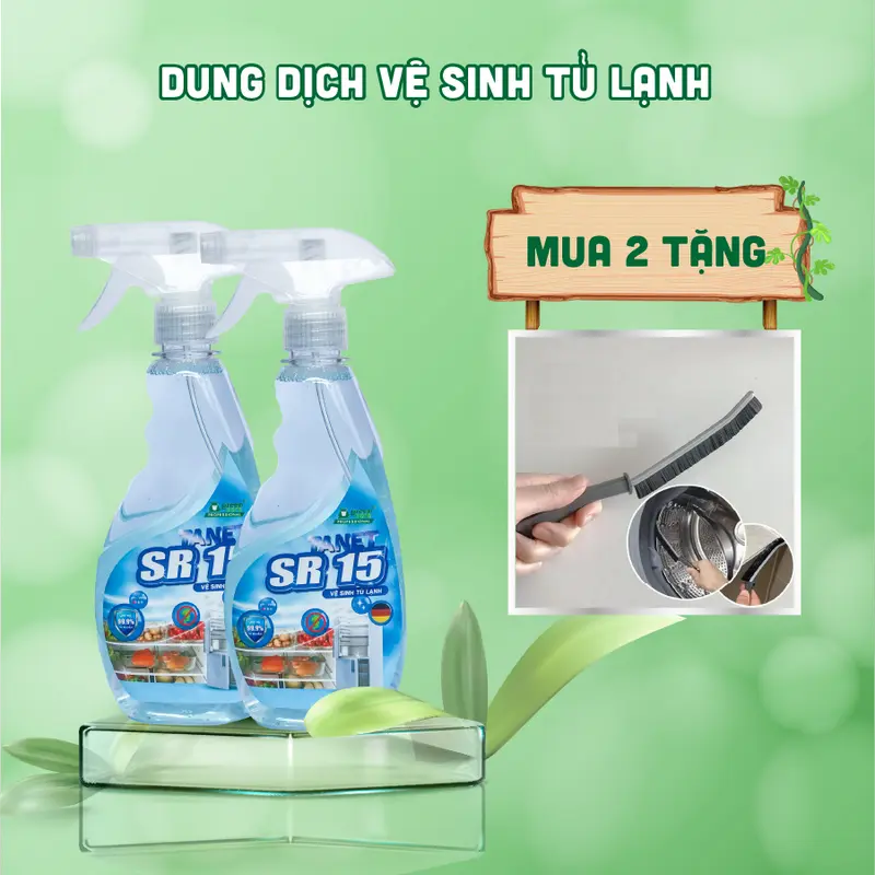 Chất lỏng làm sạch tủ lạnh, sr15, 500ml, nuoc lausan, bình Xịt tủ lạnh, mua một món quà 4