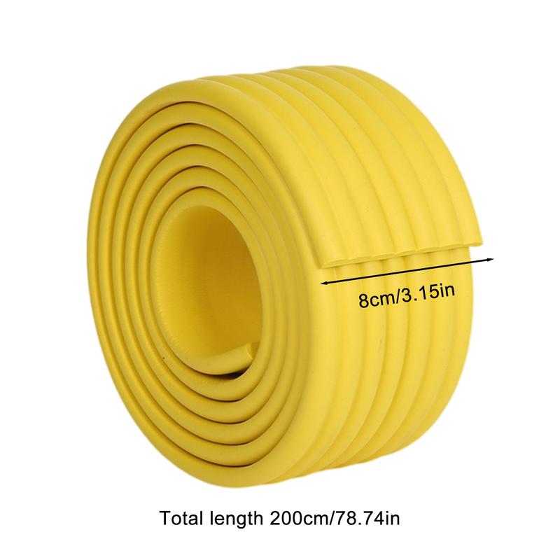 2M/Roll Baby Edge Protector Soft Rubber Hurt Prevention Edge Corner Guards Baby Bumper Edge Strip Table Corner 1