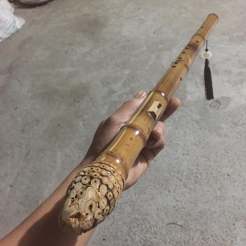 Sáo mèo việt 8 lỗ - gốc trúc hun .