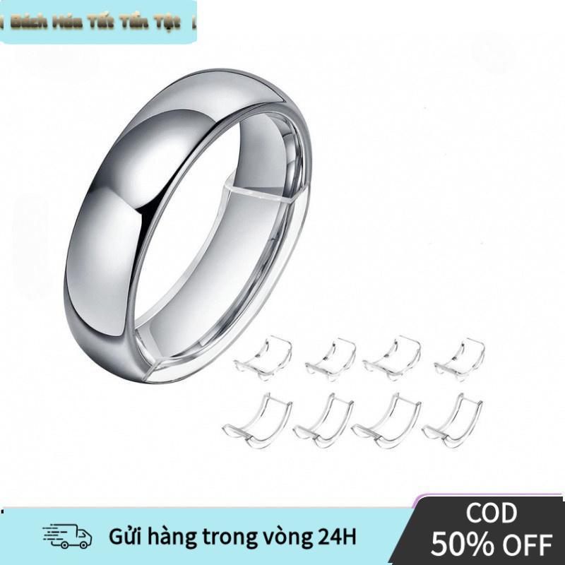 Bộ Điều Chỉnh Nhẫn Lỏng Lẻo - 8 Miếng Đệm Silicon Cao Cấp - Giải Pháp Hoàn Hảo Cho Trang Sức