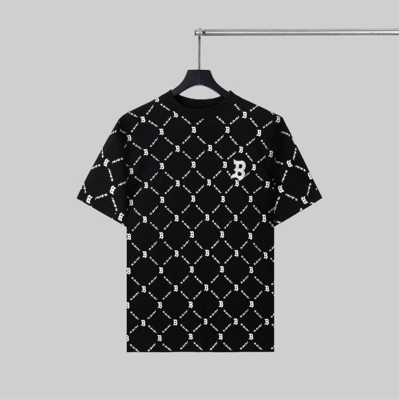 phong cách năng động ÁPhông Nam Nữ trắng Logo phong cách thể thao dễ phối đồ cho boy phố Menswear Cotton Cổ Tròn Unisex Áo 1