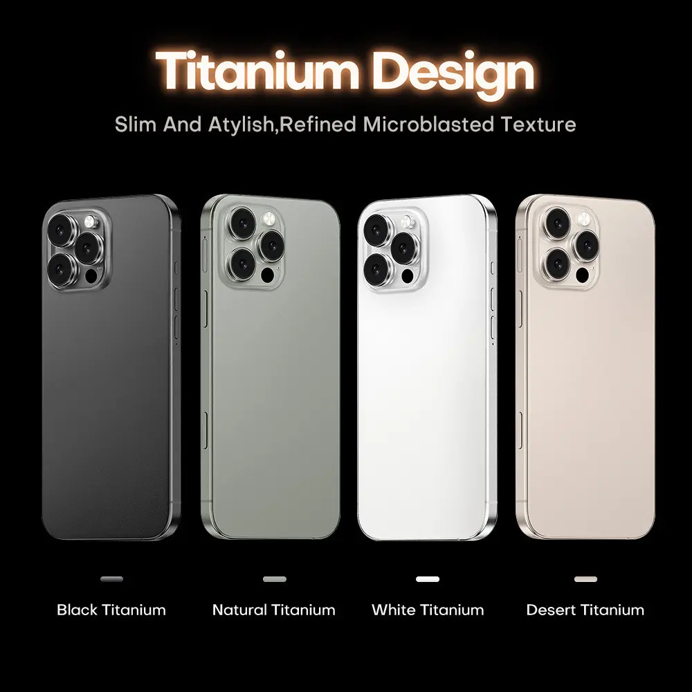 Điện thoại thông minh, iPhone 16 màu titan, Bùng nổ xuyên biên giới, Bộ xử lý nhà máy điện thoại di động 16Promax, Điểm tùy chỉnh, Nhà sản xuất Thâm Quyến, Thương hiệu nội địa cao cấp 14  pro  max  xanh  màn 15  plus điện  thoại  ip  12promax
