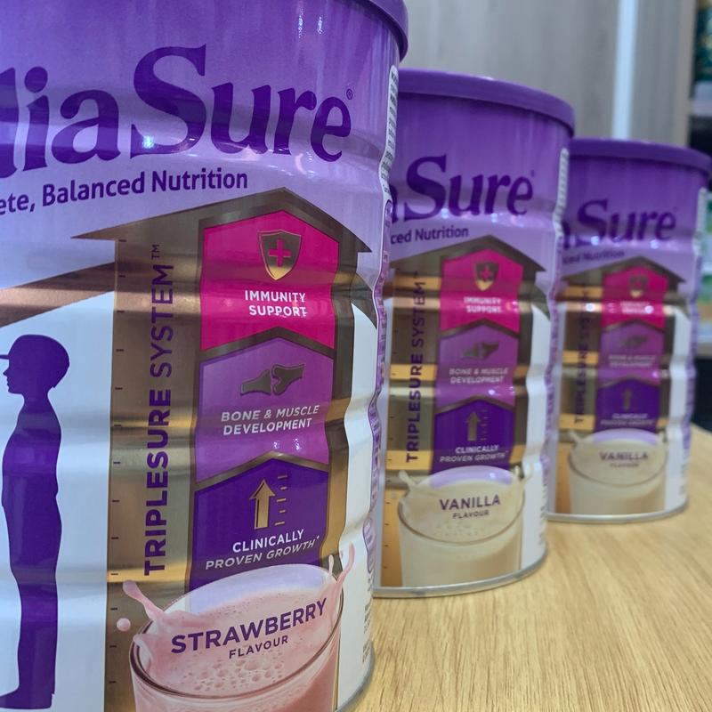 [M7902] Sữa cao năng lượng PediaSure Nội địa Úc lon 850g nắp tím cho bé từ 1y