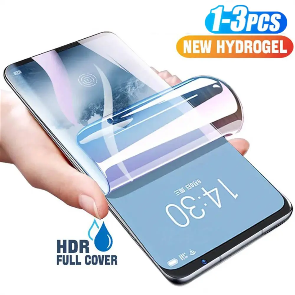 Miếng Bảo Vệ Màn Hình Mềm Phim Hydrogel, Dành Cho Xiaomi Redmi Note10, 10x, 10s, 11 SE, 11i, 11s, 11E, 11R, 12 Turbo, 12S, 12R, 12T, 13, 13R, Pro, Plus, Max, 4G, 5G, Bao Gồm 1-3 Chiếc