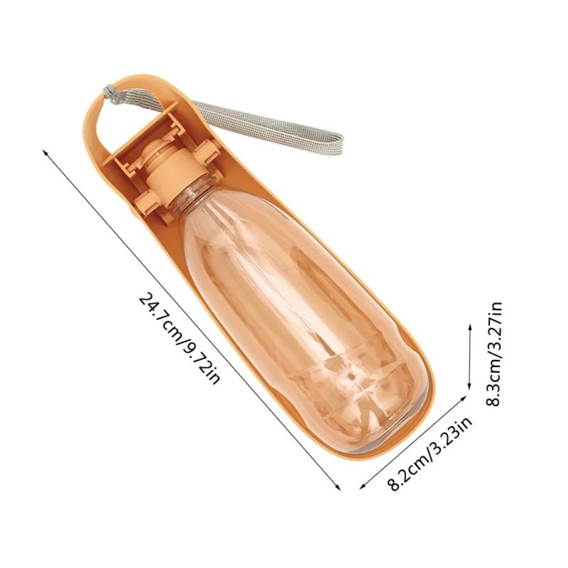 Portable Pet Water Bottle Foldable Dog Water Dispenser Feeder Bowls Leak Proof Dog Travel Water Bottle For Dogs Walking Hiking 2