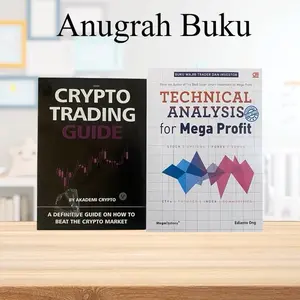 Paket 2 Buku Technical Analysis For Mega Profit - Crypto Trading Guide ( Isi 2 Buku )