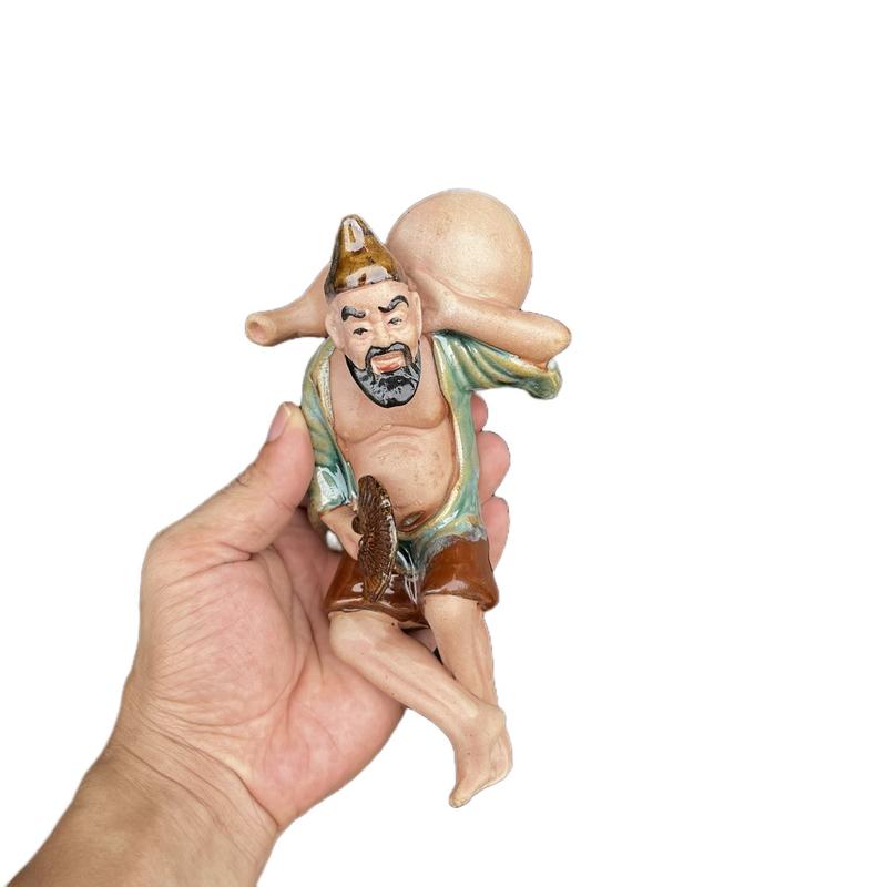 Tượng Tế Công nằm dài 19 cm trang trí không gian bonsai, decor phòng Trang Trí Nhà mô hình tiểu cảnh làng que kiểng mini duối tuong tri non bộ trong tre duối bonsai để bàn tượng  gốc cây rừng bonsai  rừng kiểng  bonsai khế  chua cổ bắc hổ