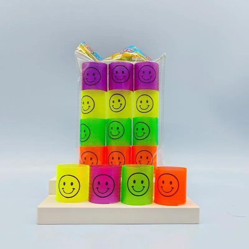 Product Introduction of Đồ Chơi Lò Xo Ma Thuật Cầu Vồng, Bộ Ghép Hình Hoạt Hình Cho Trẻ Em, 1 Miếng, Thích Hợp Cho Tiệc Sinh Nhật Và Quà Lưu Niệm, Đồ Chơi Quà Lưu Niệm, Đồ Chơi Chơi KhămĐắt tiền nhưng chất lượng đảm bảo con  xoay  phát  sáng  nổ 9