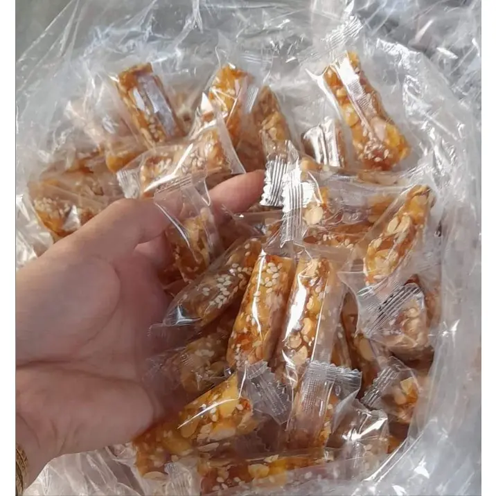 (Trùm sỉ) Kẹo mè xửng mềm dẻo ít ngọt - Đặc sản Bến Tre (1Kg, 500g) 0