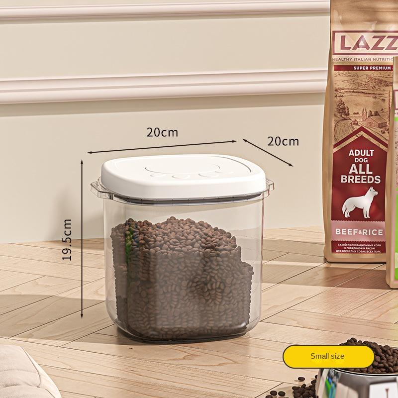 Hộp bảo quản thức ăn cho mèo và chó, hộp Kín khí, hộp đựng thức ăn bằng nhựa trong suốt, thích hợp để bảo quản 5