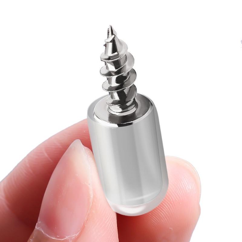 Product Introduction of 10Pcs Cross Self-tapping Screw Cabinet Board Screws with Rubber Sleeve Nonslip Partition Nail Laminate Support Furniture Tools 23
