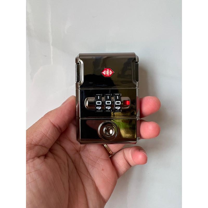 Khoá số Vali Nhôm 74x51mm, Chiều Dài: 74mm, Chiều Ngang: 51mm, Chiều Dày: 15mm, Mã Khóa Mặc Định 000