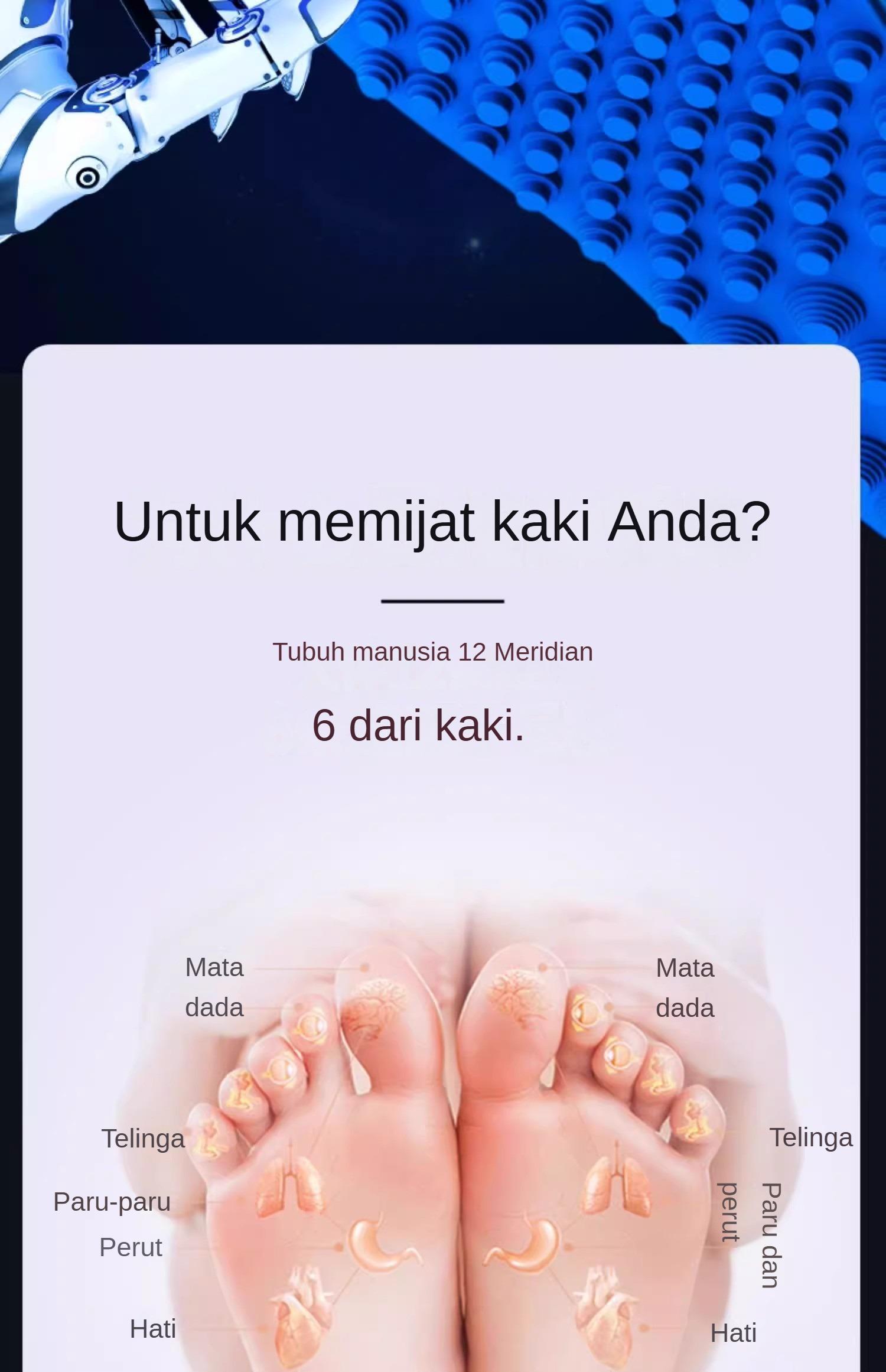 [COD]Sol Kaki Pijat Titik Akupresur 5D untuk Pria dan Wanita - Lembut, Elastis, Redam Guncangan, Bernapas, Serbaguna, Nyaman, Pijat Tapak Kaki, Sol Pijat dengan Titik-Titik