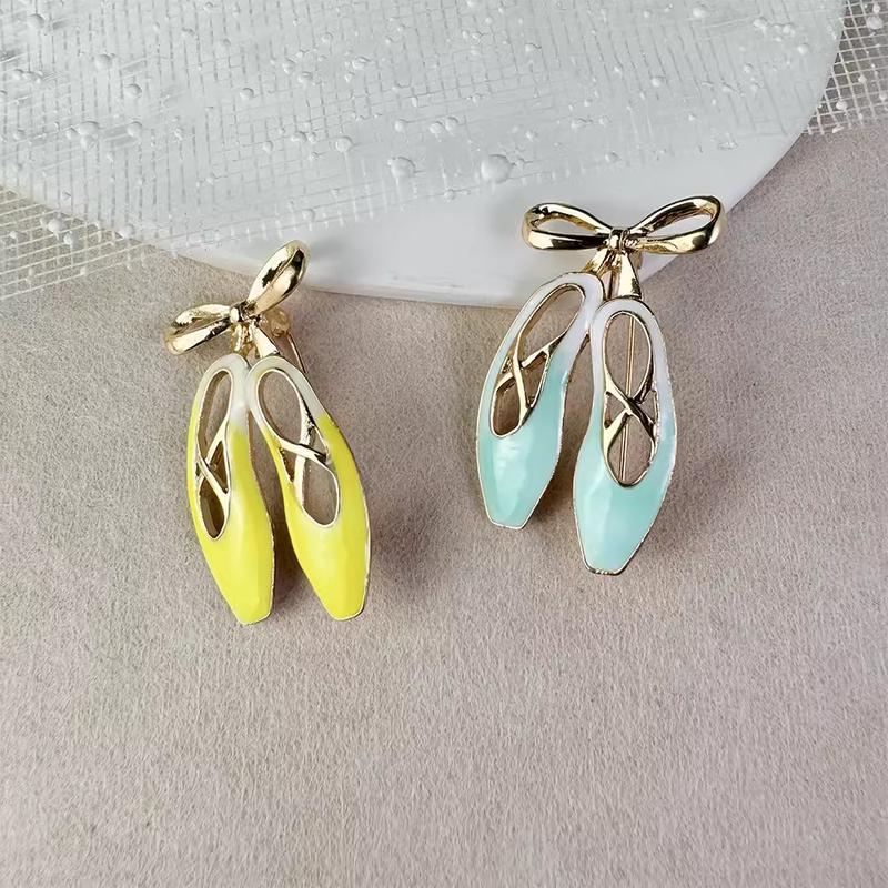 Product Introduction of Trâm Cài Giày Múa Ba Lê, Phong Cách Pháp, Giá Cả Phải Chăng, Sang Trọng, Thanh Lịch, Tráng Men Đầy Màu Sắc, Nơ Thời Trang, Xu Hướng, Thích Hợp Cho Phụ Nữ Người Nổi Tiếng Trên Internet, Thời Trang, Giá Cả Phải Chăng 4
