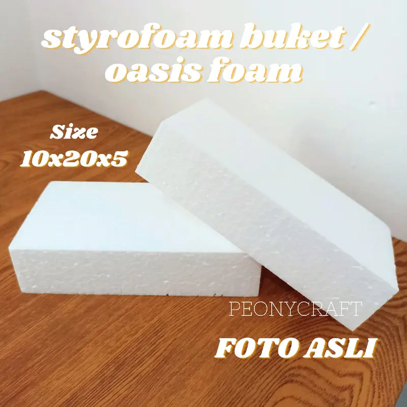 [ isi 3pcs] styrofoam buket / foam untuk buket 0