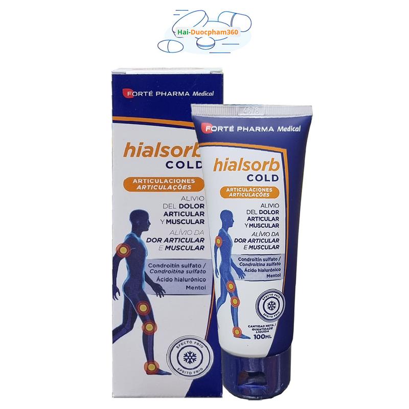 HSD 08/2025 Hialsorb Cold Gel lạnh chăm sóc bong gân, căng cơ nhập khẩu Tây Ban Nha 0