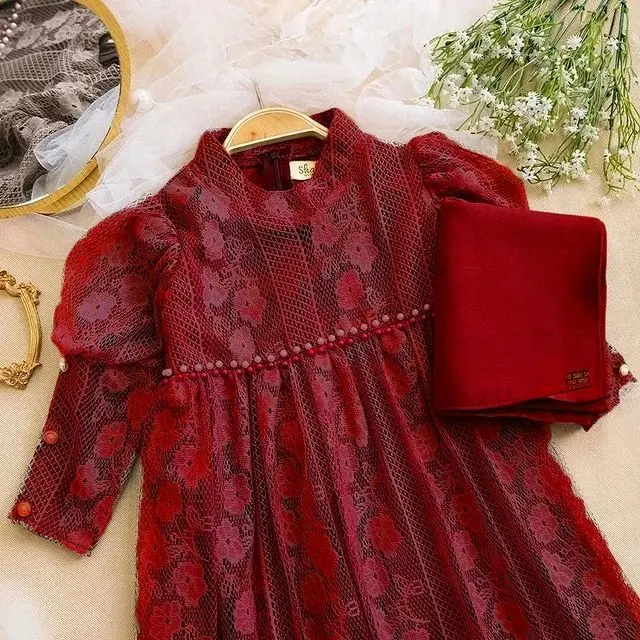 Aqila kids ( tanpa kerudung )dress anak umur 1 - 9 tahun/ dress anak perempuan terlaris model 2023 1