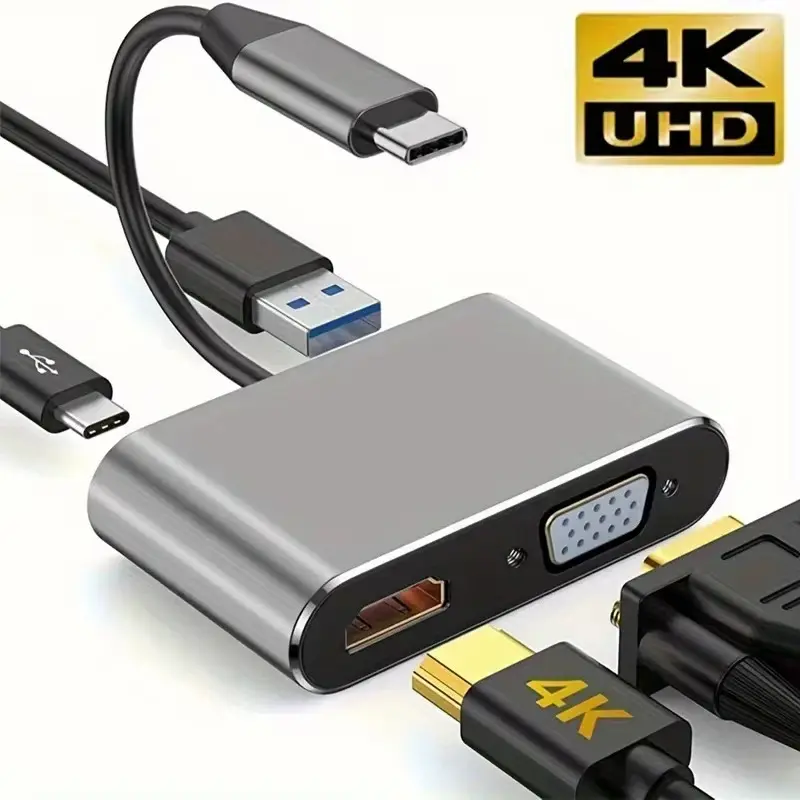 Dok Penyesuai Berbilang Hab USB C, Stesen 4 dalam 1, Jenis C - TikTok ...