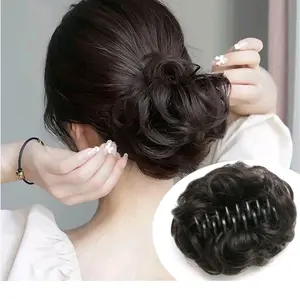 WIG KONDE INSTAN DENGAN JEDAI JEPITAN SANGGUL CEPOL INSTAN RAMBUT PALSU PREMIUM PRAKTIS UNTUK PESTA HAIR SINTETIS