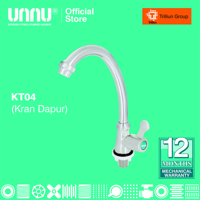 Gambar UNNU Kran Dapur - KT04 1/2" dari UNNU.official Kab. Gresik Tokopedia