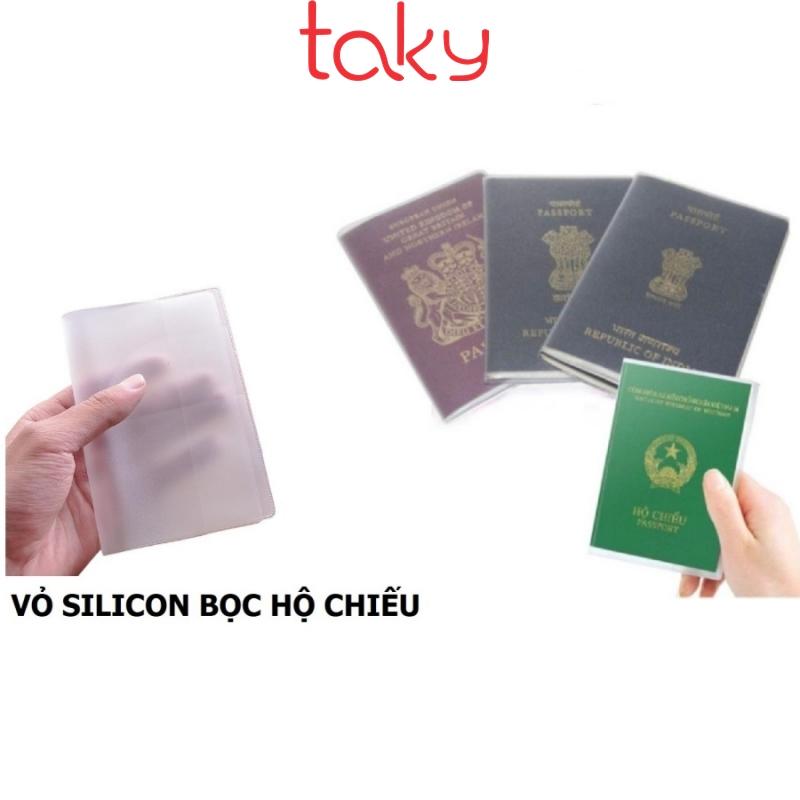 Bao Passport – Vỏ Bọc Hộ Chiếu - Ví Đựng Hộ Chiếu Dẻo Trong Suốt Tiện Dụng An Toàn Khi Đi Du Lịch. Taky 5310