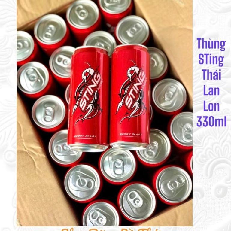 Combo 6 Lon Tăng Lực Sting Đỏ 330ml 5