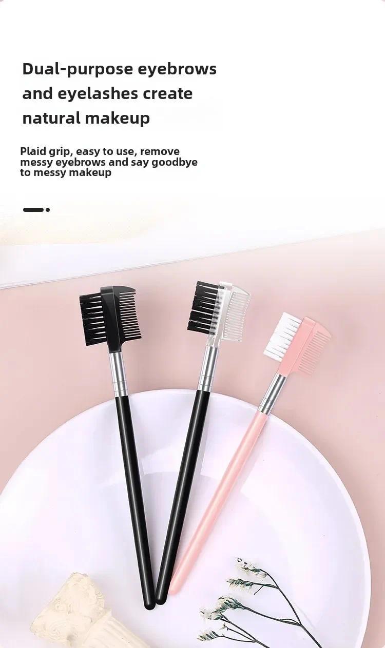 Product Introduction of 1 Pcs Eyelash Comb Eyelash Shaper and Eyebrow Brush Dual Comb Double Head Eyebrow Eyelash Makeup Grooming Tool for Women Girls 12