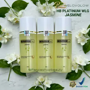 Paket 3 Botol HB Platinum WLG Jasmine BPOM Original Mencerahlan & Memutihkan Secara Maksimal