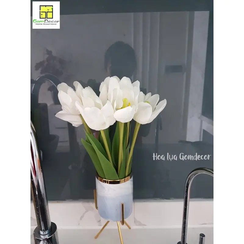Hoa tulip cao su hoa tulip giả hoa lụa đẹp cao cấp, tulip lụa, tulip giả, hoa tulip, hoa giả cao cấp, hoa lụa đẹp, hoa lụa cao cấp, hoa giả đẹp 5
