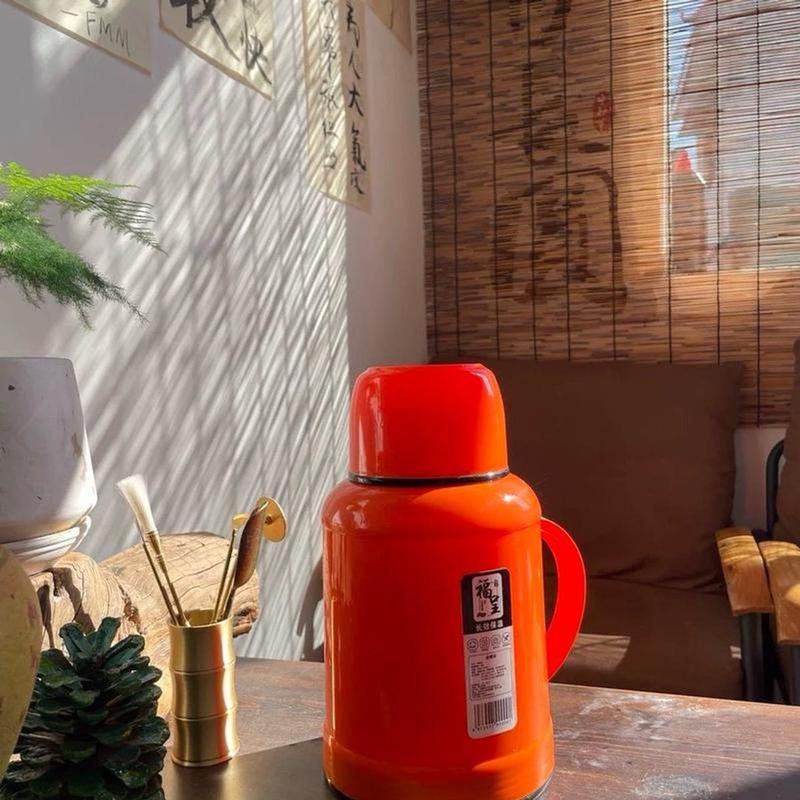 Bình Thủy Giữ Nhiệt Mini, Phích Nước Nóng, Bình Nước Nóng Dung Tích 1L Nhỏ Gọn Tiện Lợi cốc binh giunhiet