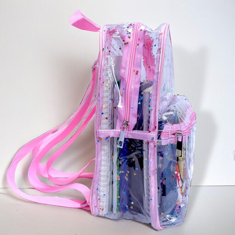 Product Introduction of Girls Kindergarten School Bag PVC Transparent Waterproof Creative Kids Jelly Backpack Quality AC-012 6