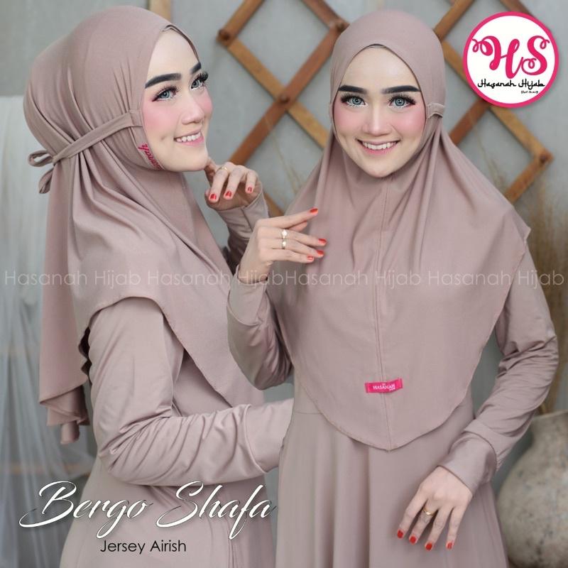 Hijab Instant Bergo Shafa jilbab tali belakang hijab instan tali kerudung instan terbaru 0