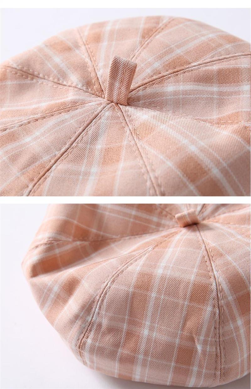 Product Introduction of Mũ Nồi, Nữ, Phong Cách Hàn Quốc, Dễ Phối Đồ, Mũ Họa Sĩ, Kẻ Sọc Nhật Bản, Ngọt Ngào Và Dễ Thương, Thời Trang Đơn Giản, Thích Hợp Cho Mùa Xuân Và Mùa Hè, Thời Trang Sinh Viên, 3-1116 8