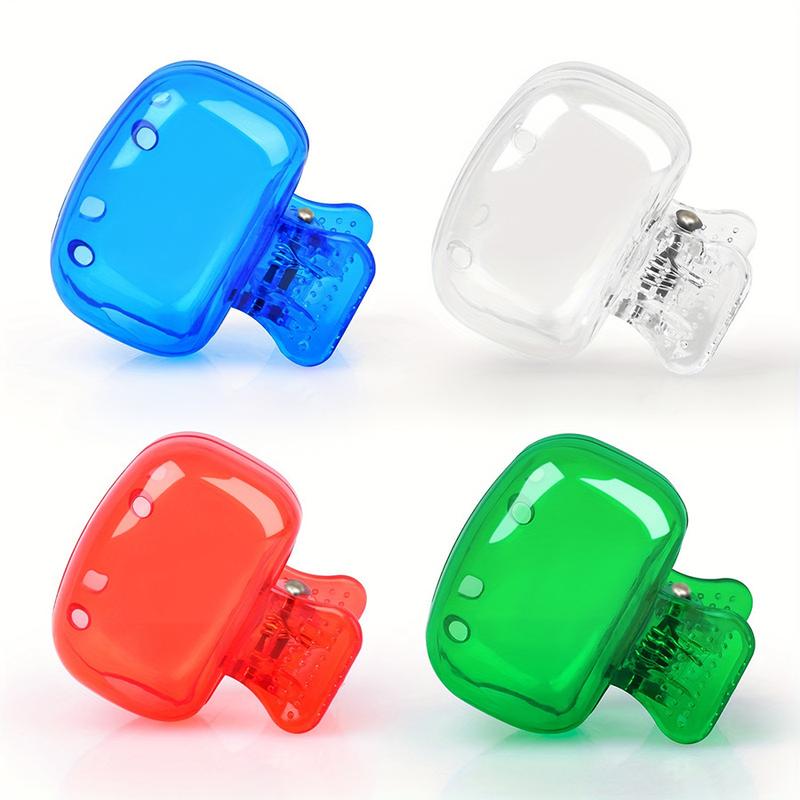 Product Introduction of Plastic Toothbrush Storage Clip Travel Essential Protective Cap of Toothbrush Portable Toothbrush Box 3PCs 6