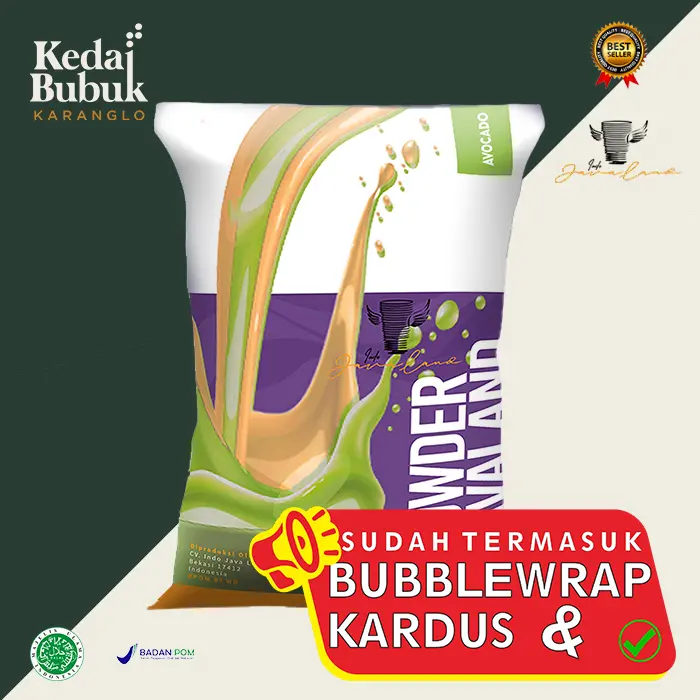 (REGULER) AVOCADO BUBUK MINUMAN JAVALAND REGULER KEMASAN 1 KG