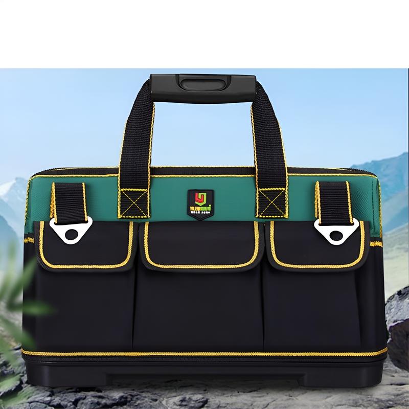 Túi Đựng Đồ Nghề Sửa Chữa Đế Nhựa- Chống Nước -Xanh Đen, dụng cụ sửa chữa giỏ  đồ