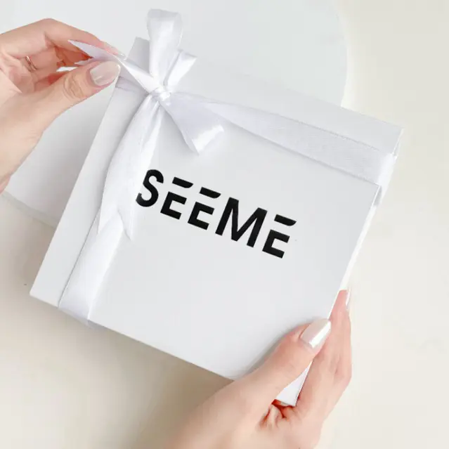 Dịch vụ gói hộp quà cao cấp SEEME kèm hoa sáp thơm