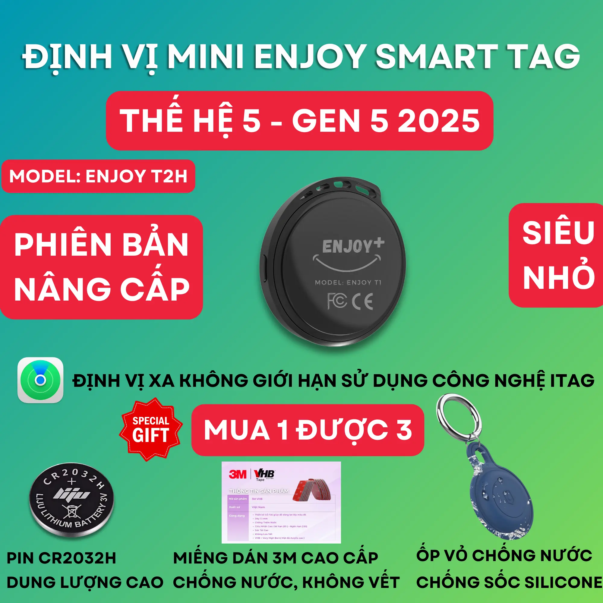 [CHỈ DÙNG CHO IP] Thiết bị theo dõi, Định vị toàn cầu chống thất lạc Smart Tag Gen 4 - Chuẩn MFI - Dùng Cho Xe Máy, Ô tô, Thú Cưng - KSS Airtag zenly mi airtag  apple chip  định itag  mini thẻ  định enjoy  định bà