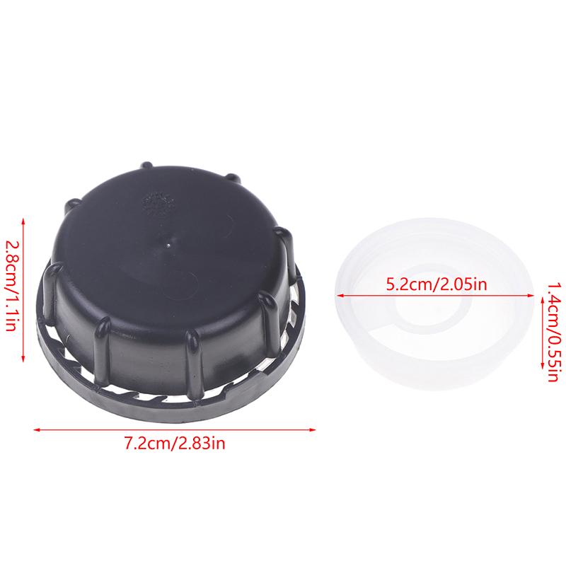 Product Introduction of 1Pc Plastic Ton Bucket Valves Cover Anti-theft Cover IBC Lid Water Liquid Storage IBC Tank Fitting Plastic Cover Cap Adaptor 28