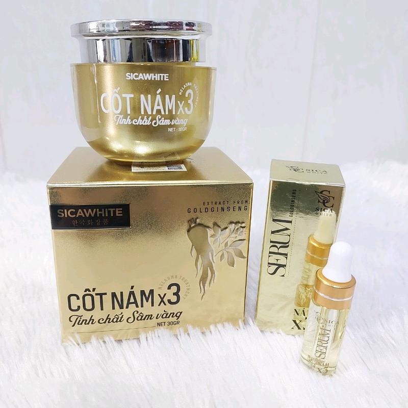 KEM CỐT NÁM X3 (30g) tặng 1 serum cốt sâm 5ml  nam Nữ