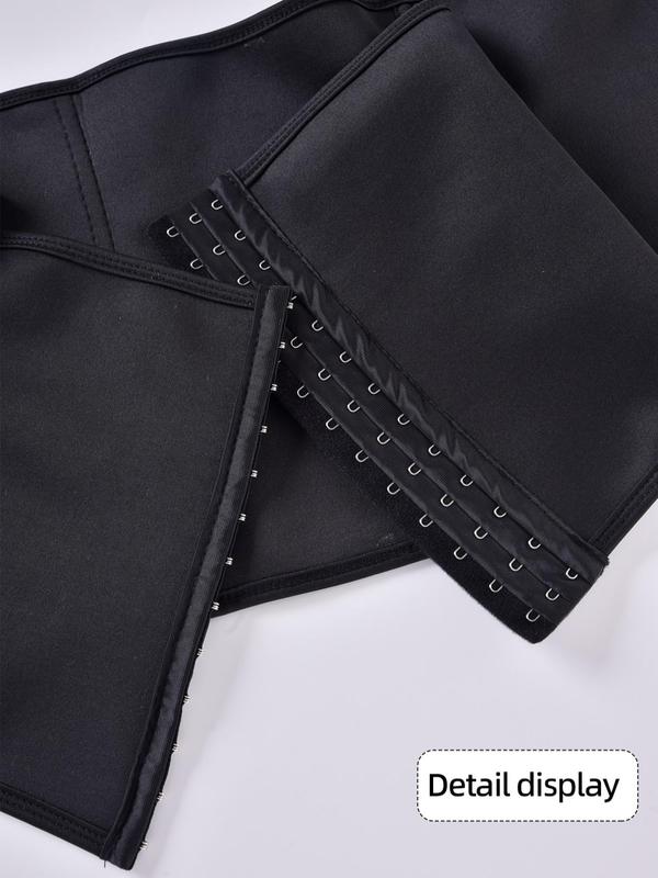 Women's Solid Zip Front Waist Trainer, Weight Loss Corset, Trimmer Belt, Waist Cincher, Yoga & Fitness Equipment, Women's Tummy Control Shapewear Clothes 5