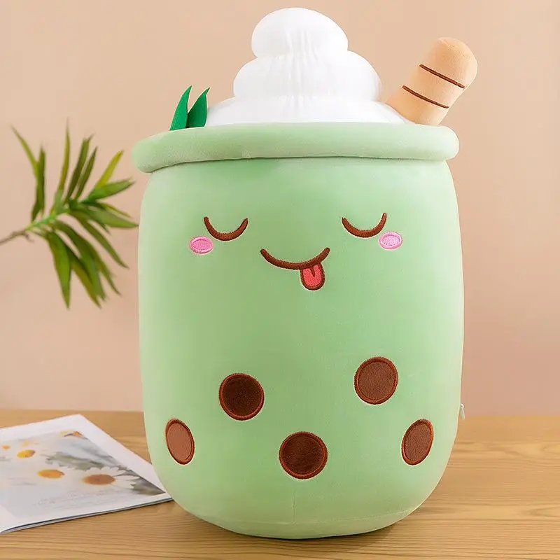 Cute Milk Tea Cup Design Plush Toy, Soft Stuffed Teacup Pillow, Kawaii Cartoon Stuffed Toy for Family and Friends, Home Decoration, Gift for Her, Men's Gift 6