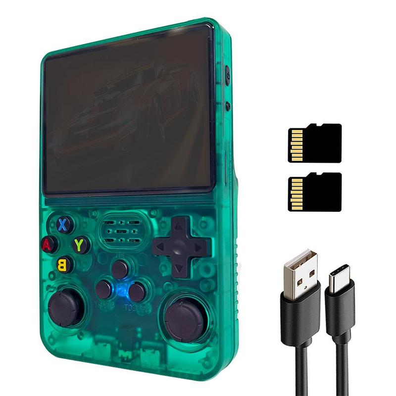 32GB+64GB Handheld Game Console, Portable 3.5 Inch Screen Handheld Game Console, Long Battery Life Game Console for Home & Office, Stocking Fillers Gift 2