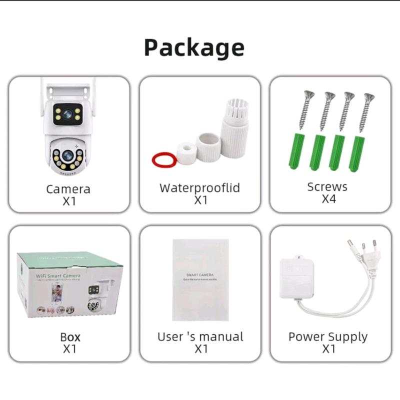 CAMERA KÉP WIFI 8MP 4K UHD, NGOÀI TRỜI THÔNG MINH, CHỐNG NƯỚC , ĐÀM THOẠI, CÓ MÀU BAN ĐÊM. ptz 3