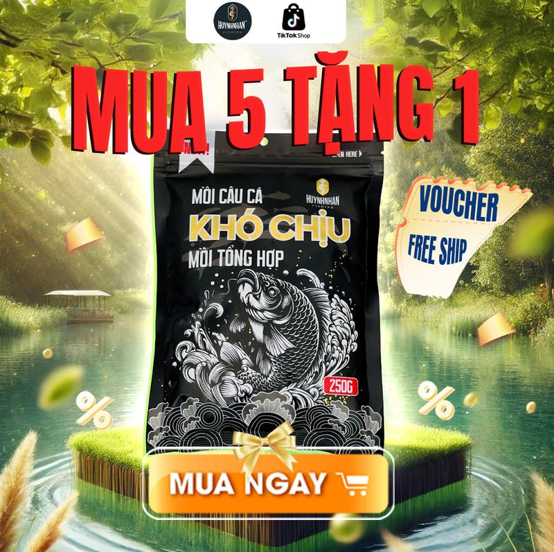[HNF] Mồi Câu Cá Tổng Hợp Khó Chịu ĐEN 250g - Chuyên Dùng Câu Cá Trôi, Mè,Rô Phi,Diếc,Chép Môi Trường Dịch Vụ, Tự Nhiên - Mua Càng Nhiều Giảm Càng Sâu