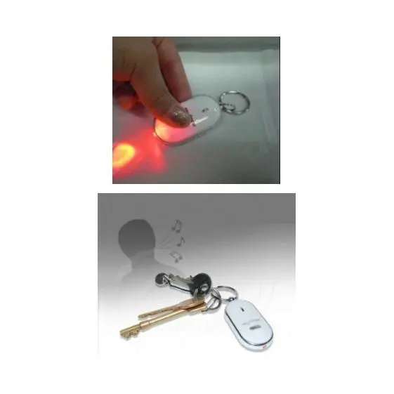Gantungan Kunci Siul Anti Hilang Lupa Key Finder Keychain Senter LED 2